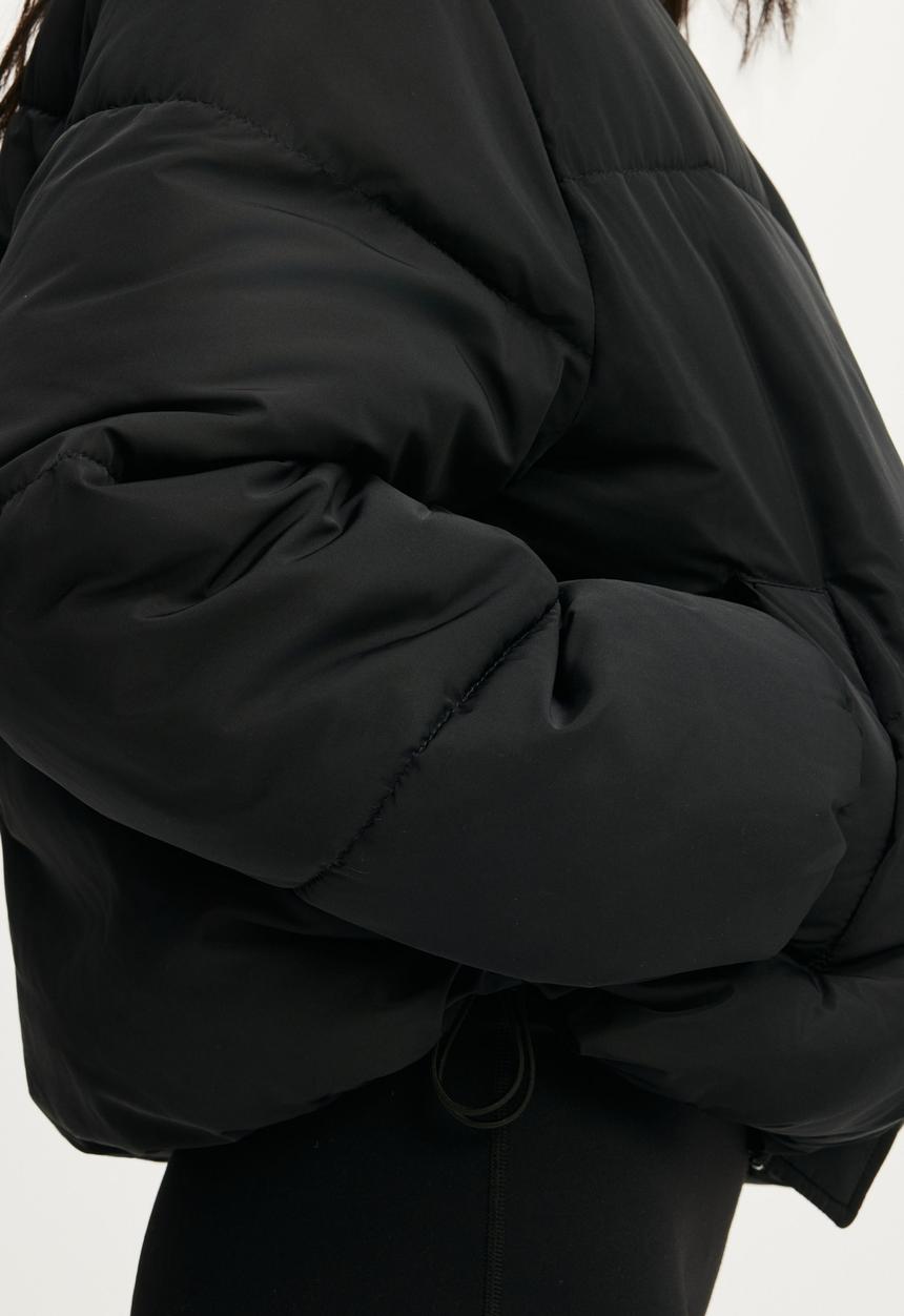 Cotton On - The Mother Puffer Funnel Neck Jacket - Black