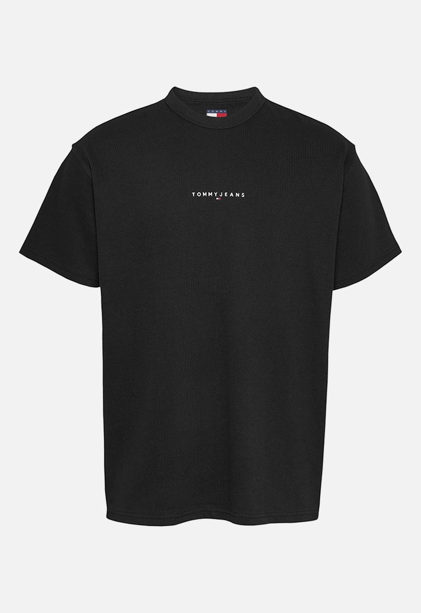 Tommy Hilfiger - Tjm Rlx Linear Logo Tee Ext - Black