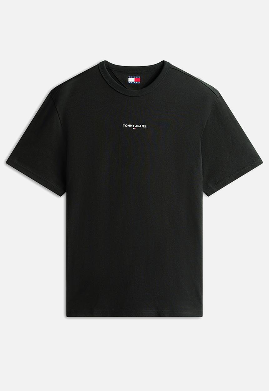 Tommy Hilfiger - Tjm Rlx Linear Logo Tee Ext - Black