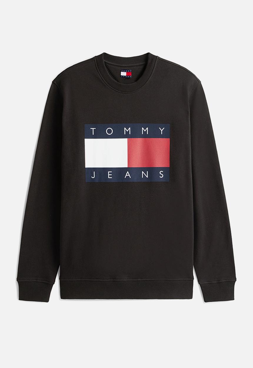 Tommy Hilfiger - Tjm Reg Big Flag Cneck - Black