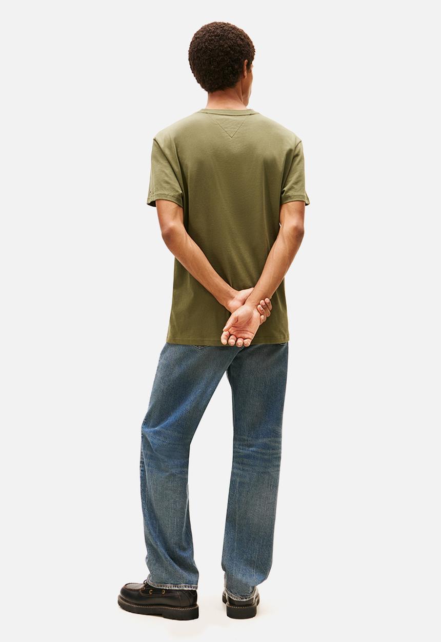 Tommy Hilfiger - Tjm Reg Bills Font Ss Tee Ext - Dark Greenery