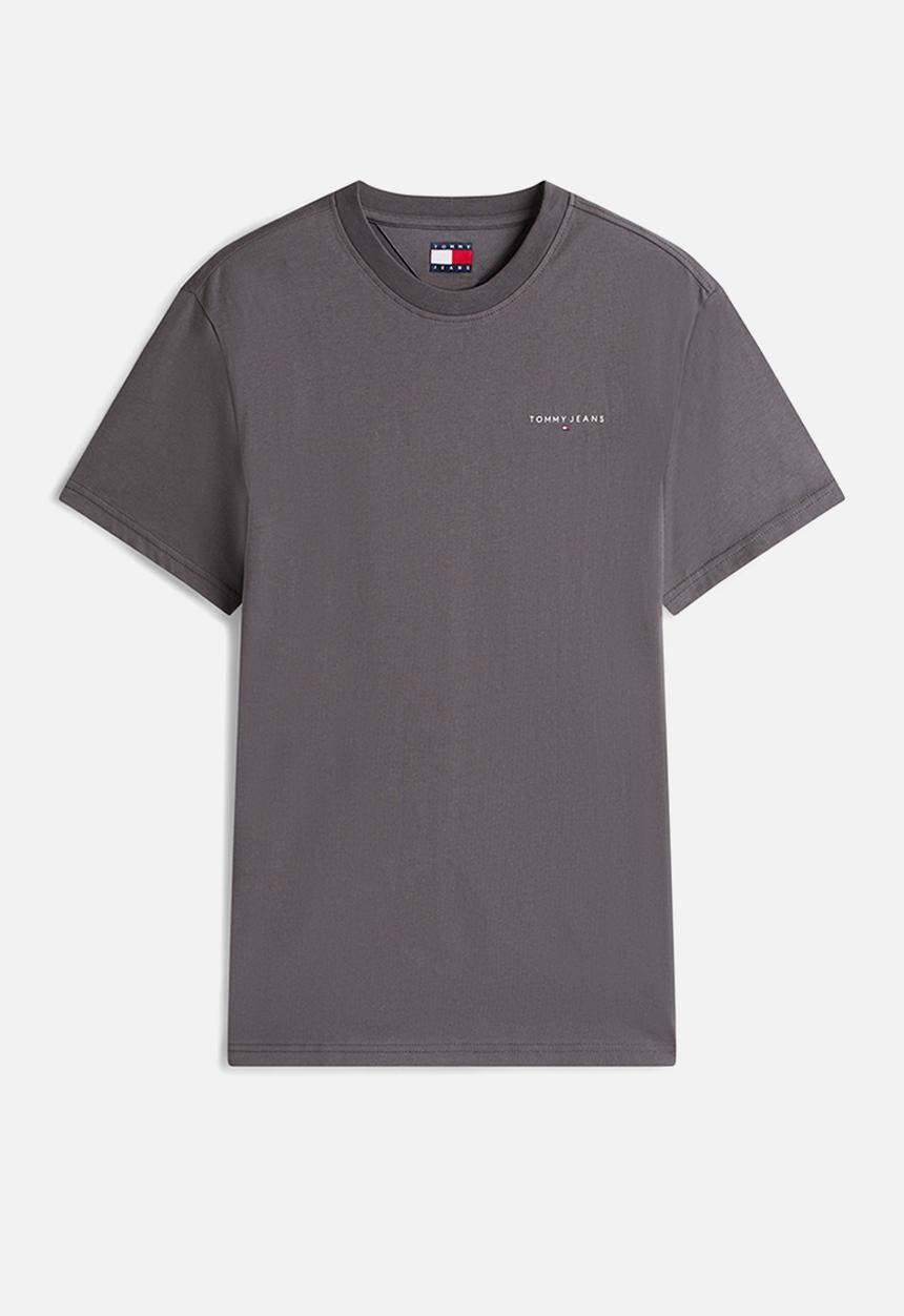 Tommy Hilfiger - Tjm Slim Linear Chest Tee Ext - Washed Black