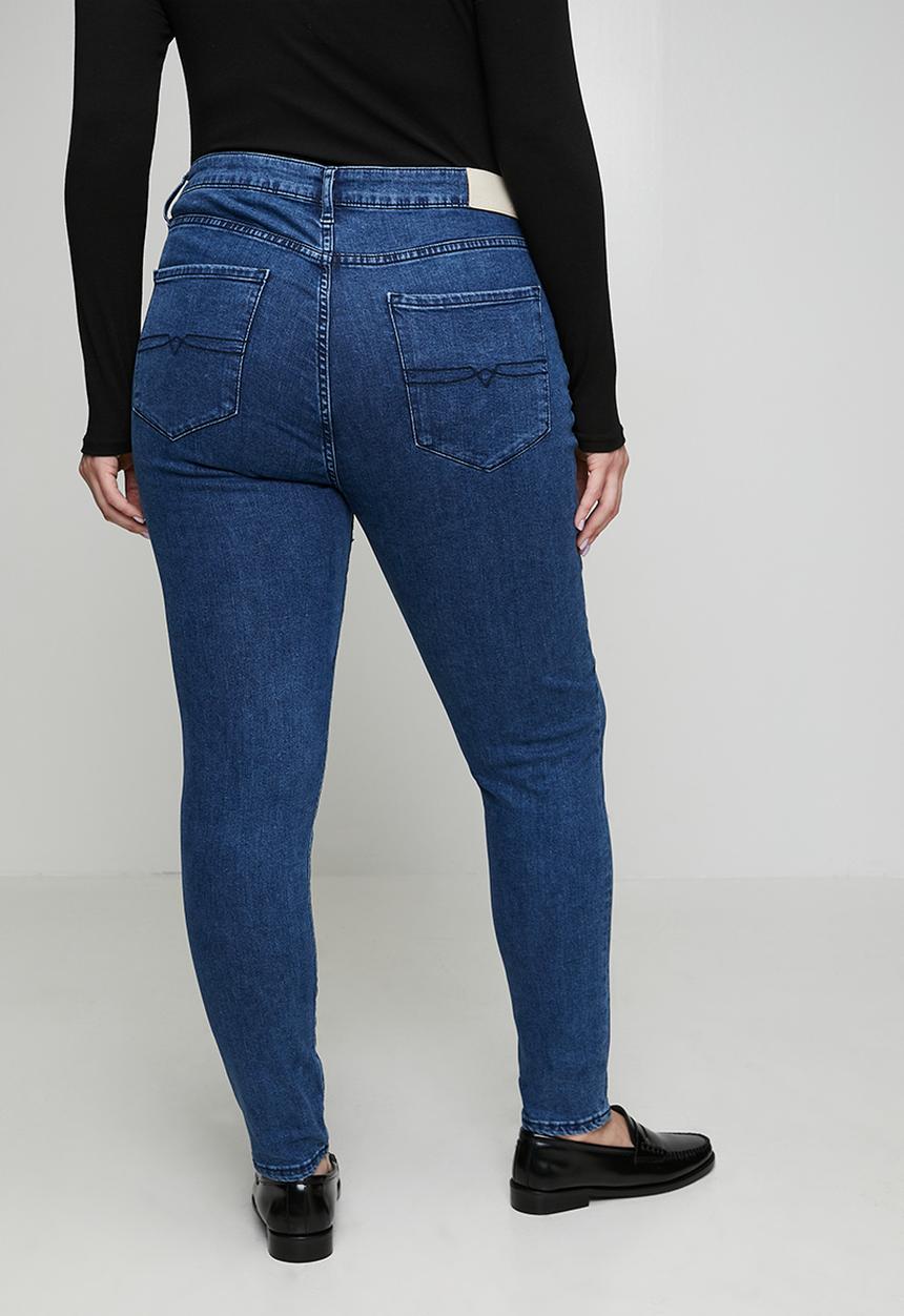 POLO - Plus wmn naomi skinny jean - medium wash