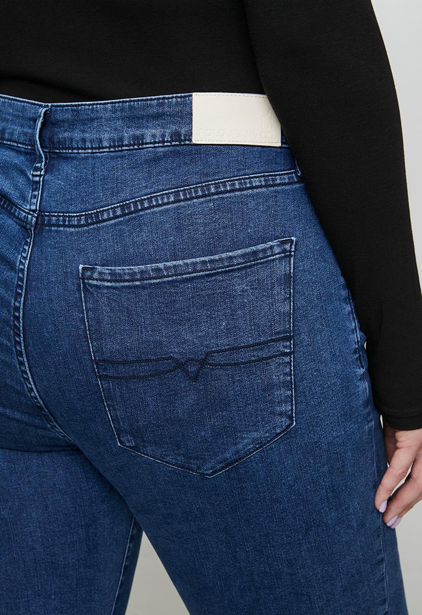 POLO - Plus wmn naomi skinny jean - medium wash