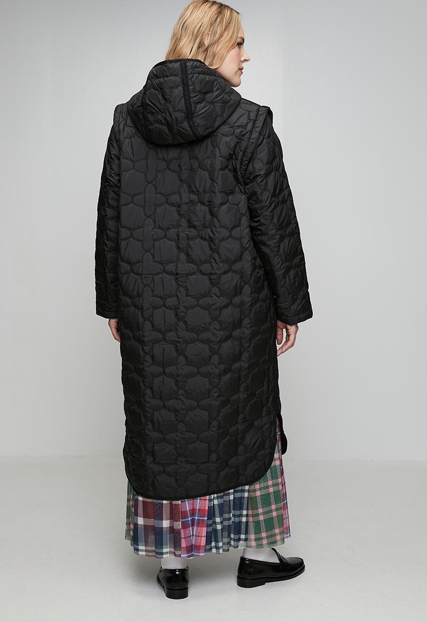 Me&B - Plus The Multiway Maxi Puffer - Black