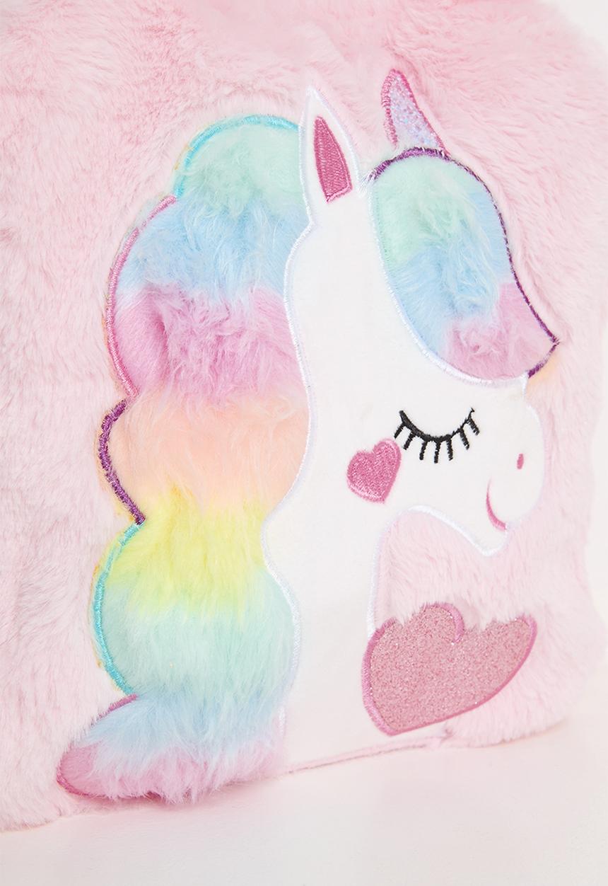 Pop Candy - Plush unicorn handbag - pink/multi