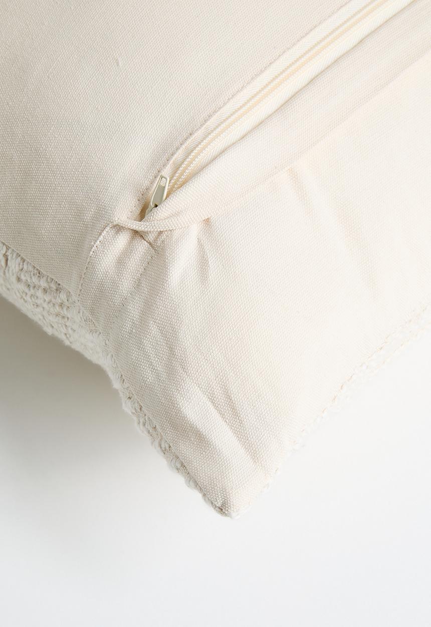 Sixth Floor - Jacquard Woven Cushion Cover - Ecru