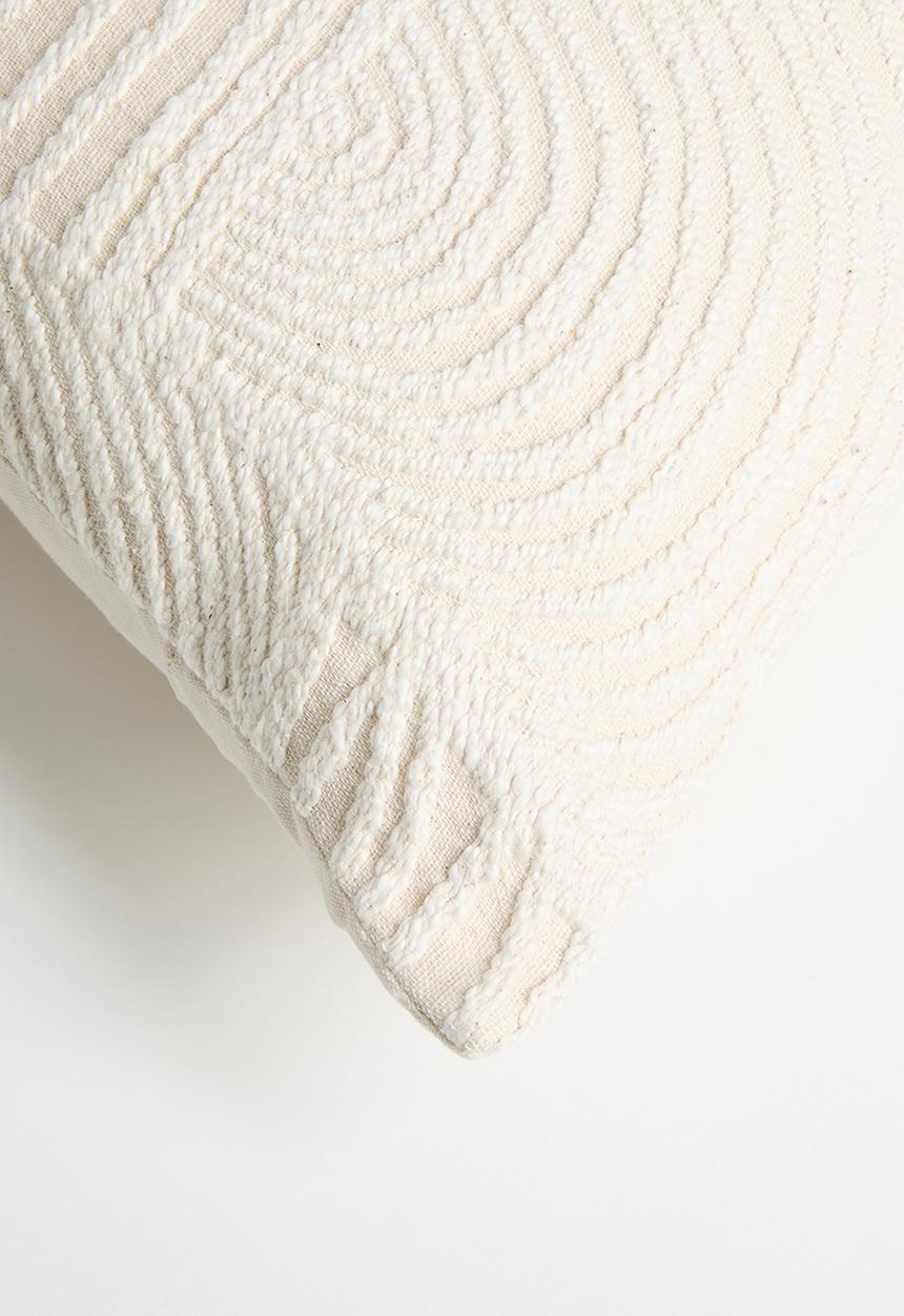 Sixth Floor - Jacquard Woven Cushion Cover - Ecru