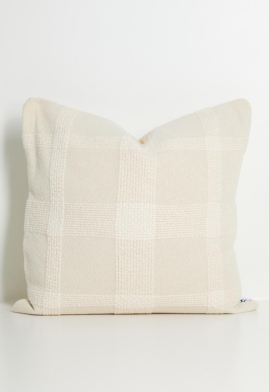 Sixth Floor - Chunky Tufted Woven Cushion Cover - Natural