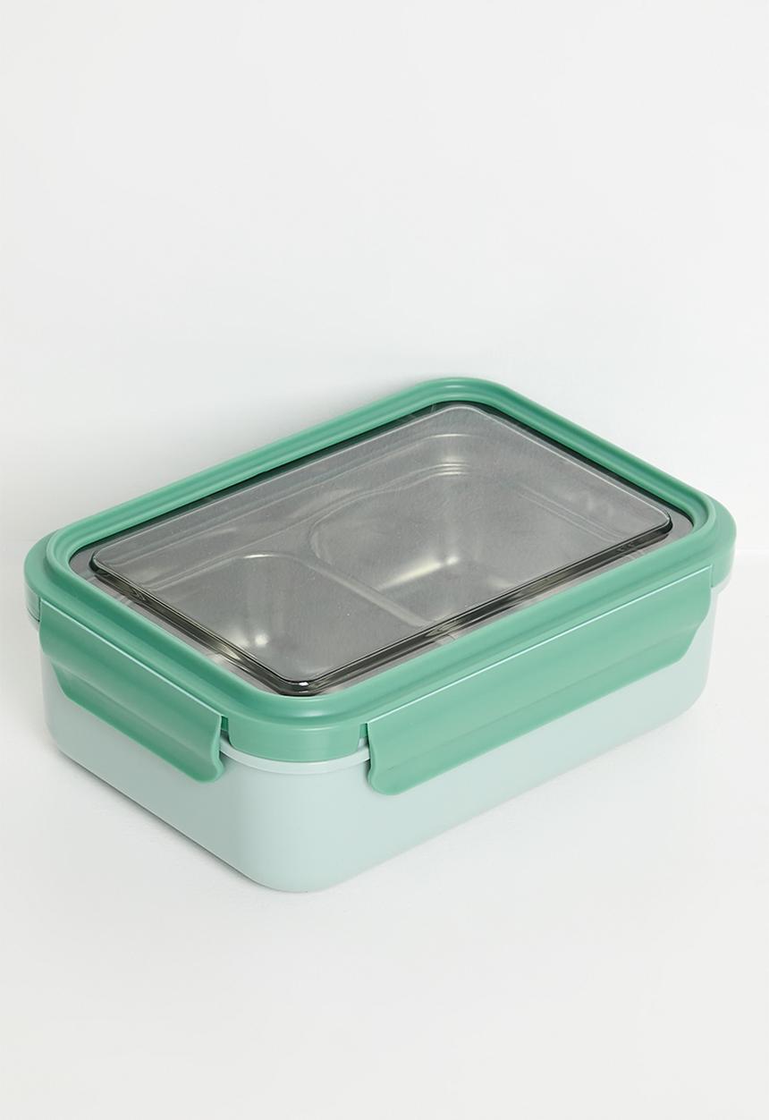 Pop Candy - Double latch lunchbox - green