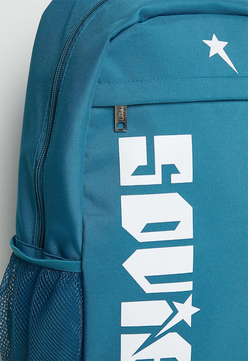 SOVIET - WARRIORS Nylon Backpack With Side Print -  Turqouise