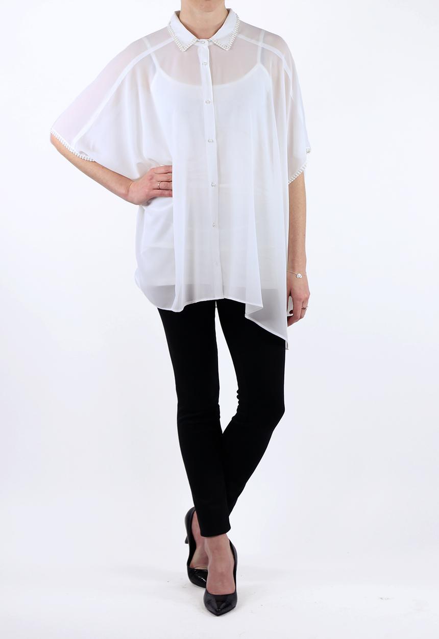 Marly Designer Wear - Foxy Boxy Shirt – Milk