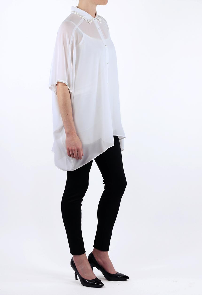 Marly Designer Wear - Foxy Boxy Shirt – Milk