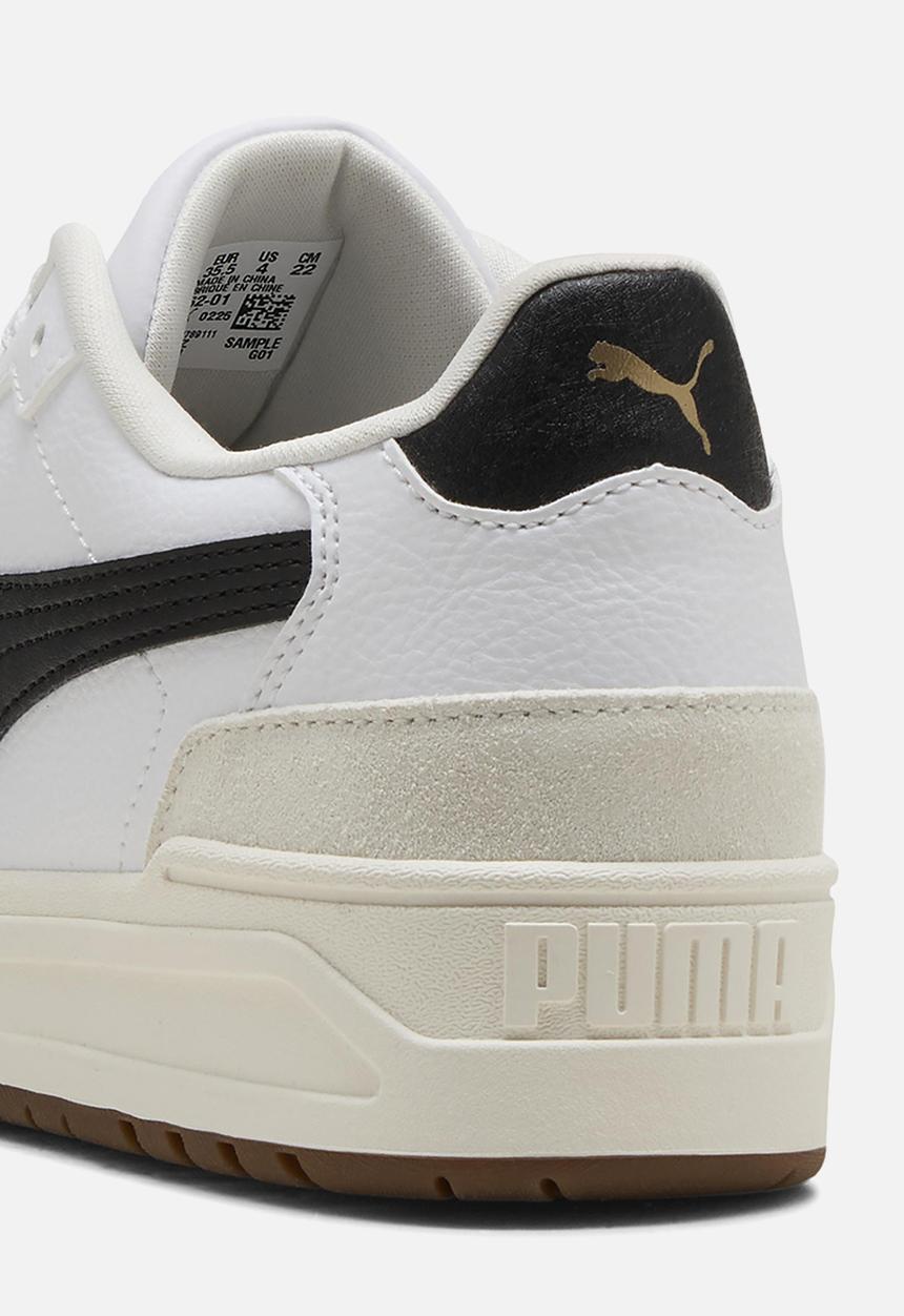 PUMA - Shuffle Downtown Lo Og Jr - Puma White-Puma Black-Vapor Gray