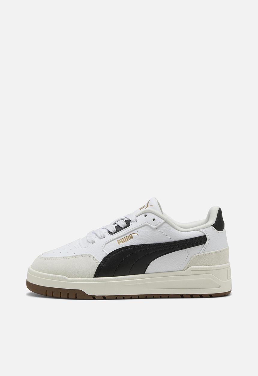 PUMA - Shuffle Downtown Lo Og Jr - Puma White-Puma Black-Vapor Gray