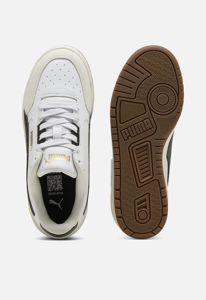 PUMA - Shuffle Downtown Lo Og Jr - Puma White-Puma Black-Vapor Gray