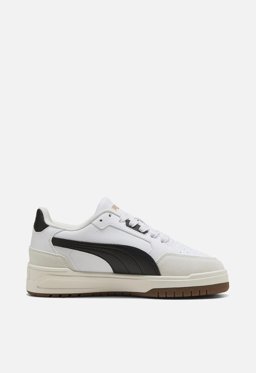 PUMA - Shuffle Downtown Lo Og Jr - Puma White-Puma Black-Vapor Gray