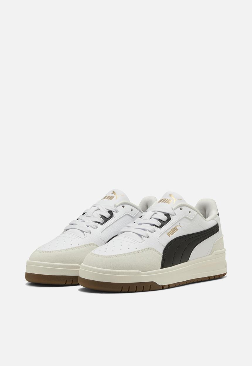 PUMA - Shuffle Downtown Lo Og Jr - Puma White-Puma Black-Vapor Gray