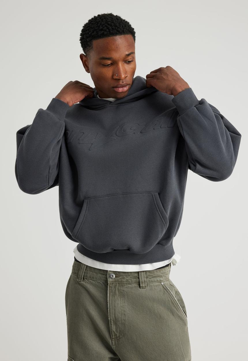 Factorie - Open Gallery Hoodie - Og Slate/Embossing