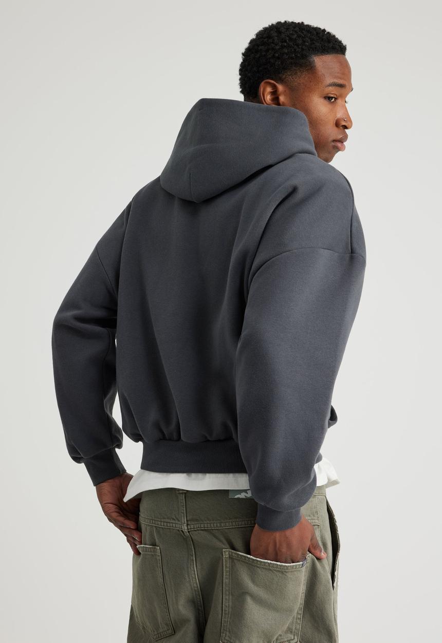Factorie - Open Gallery Hoodie - Og Slate/Embossing