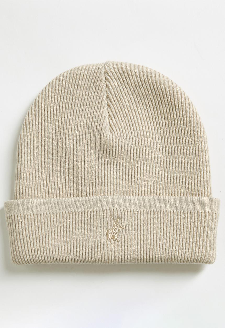Knitted Beanie - Stone