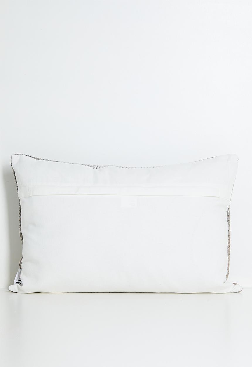 Sixth Floor - Contrast Stitching Woven Cushion Cover - Neutral
