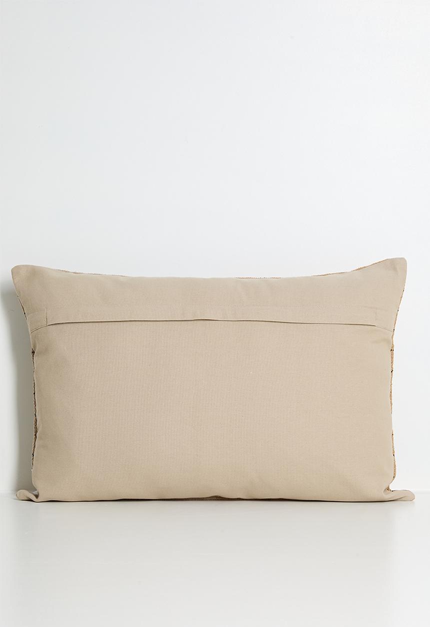 Sixth Floor - Sila Woven Stripe Cushion Cover - Natural