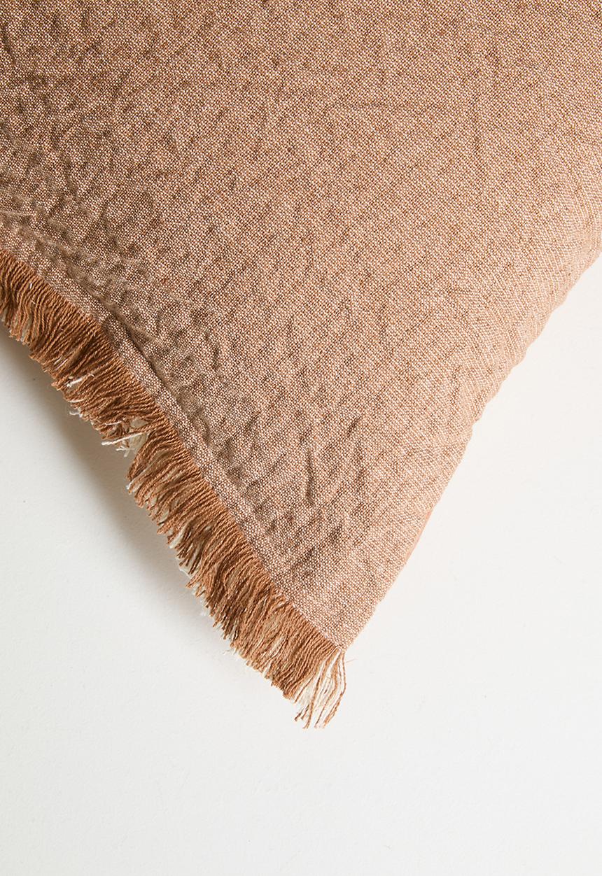 Sixth Floor - Fringe Woven Cushion Cover - Mauve