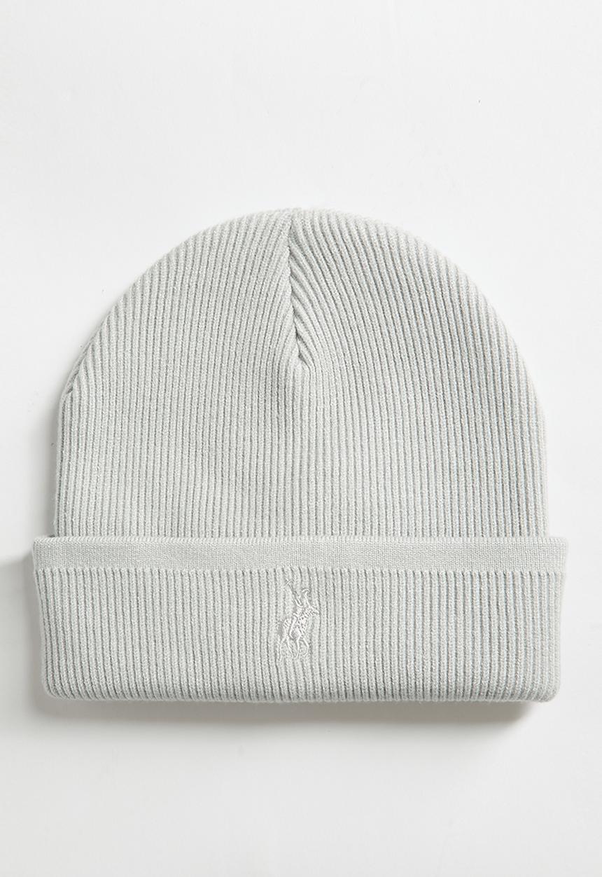 Knitted Beanie - Grey.