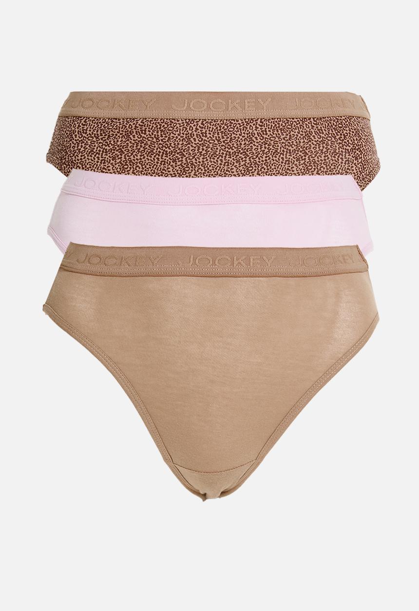 Jockey - French cut tonal - lilac/rum/taupe