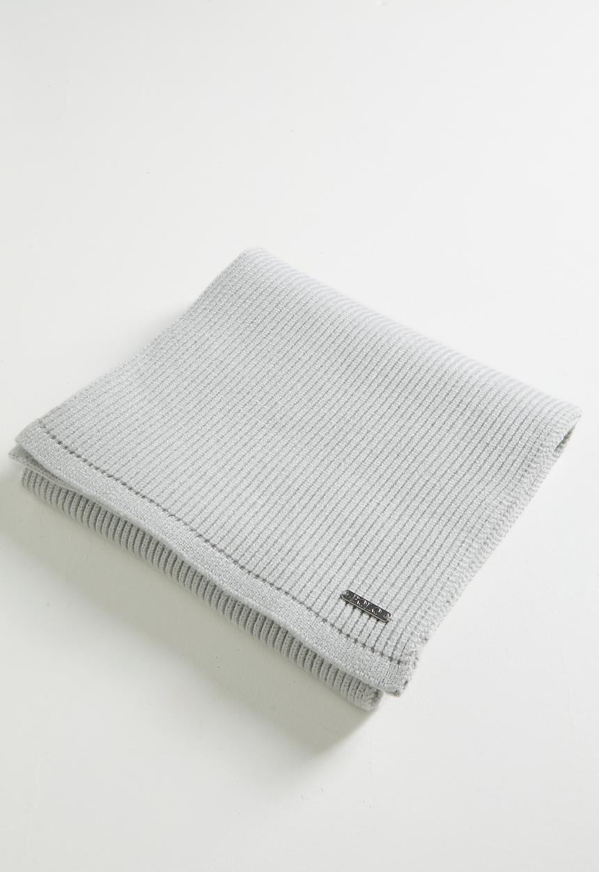 POLO - Knitted Scarf - Grey