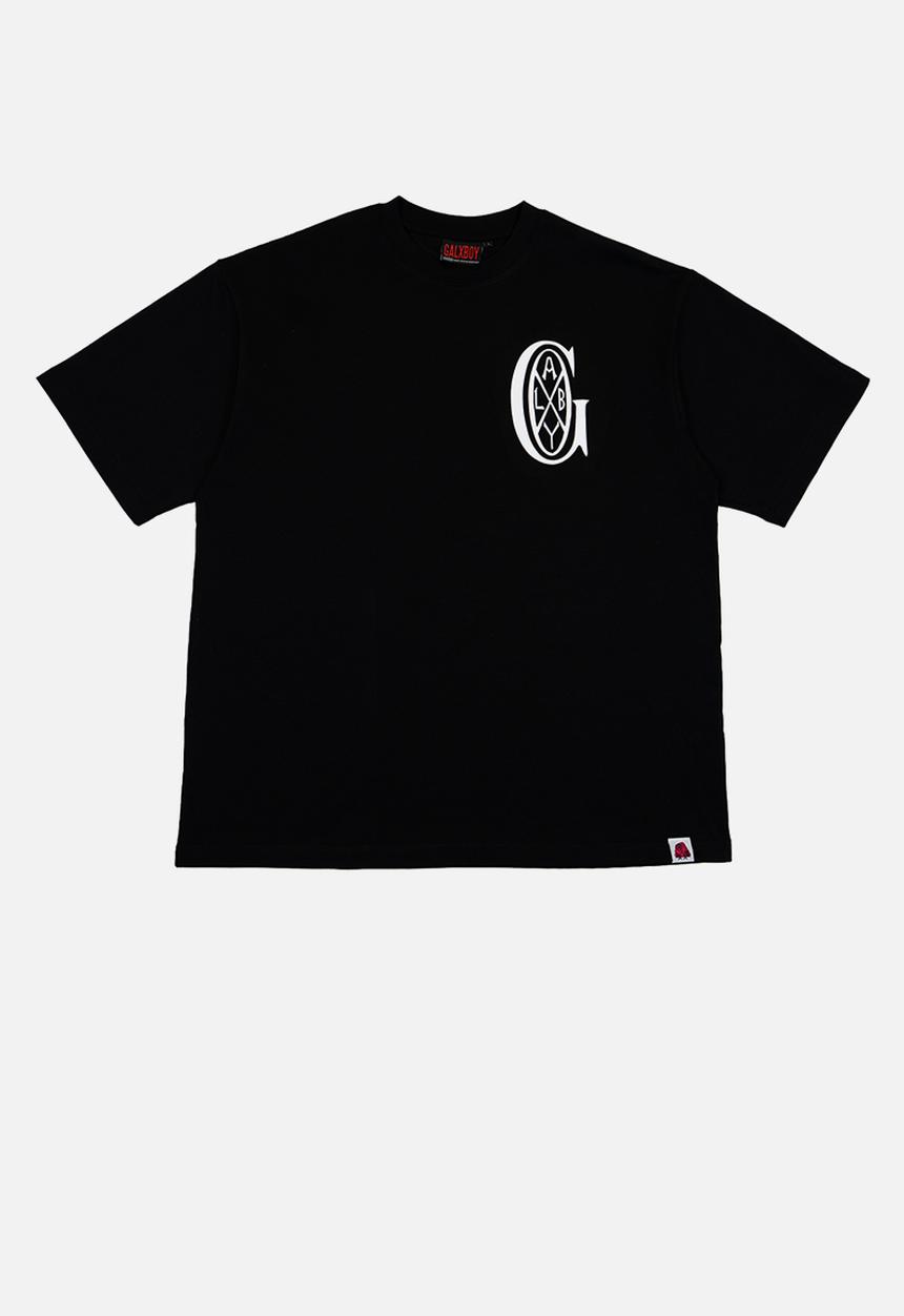GALXBOY - CREST T-SHIRT - BLACK