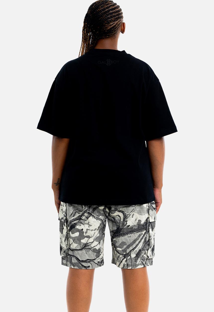 GALXBOY - HERITAGE T-SHIRT  - BLACK