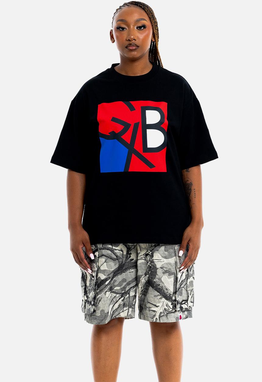 GALXBOY - HERITAGE T-SHIRT  - BLACK