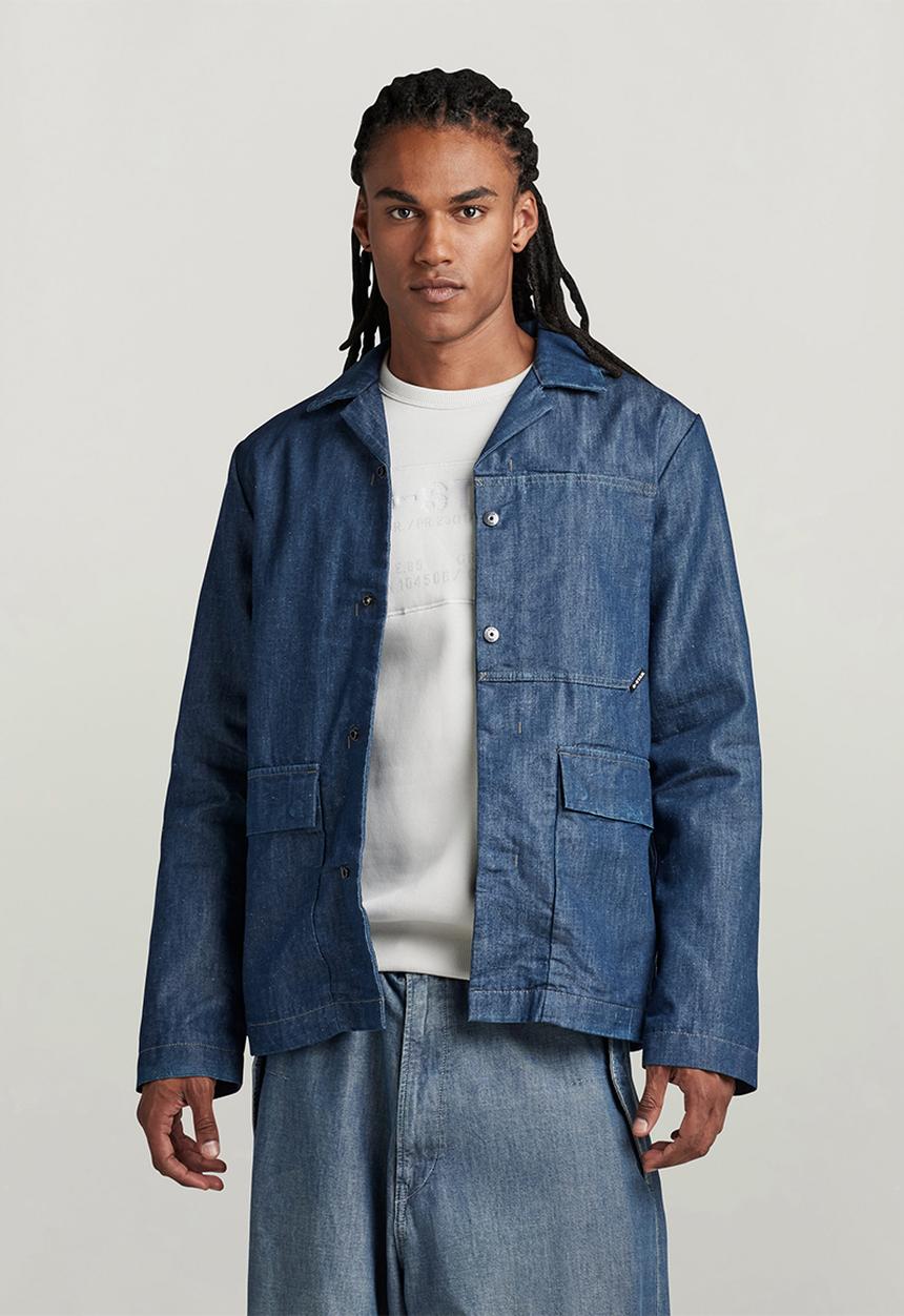 Marseille Blazer - worn in cadet blue