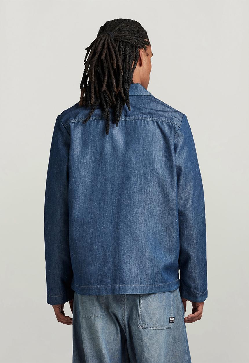G-STAR - Marseille Blazer - worn in cadet blue