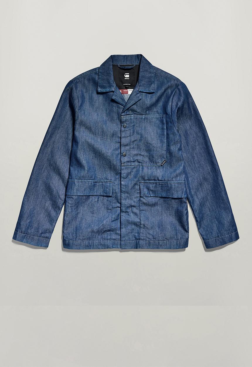 G-STAR - Marseille Blazer - worn in cadet blue