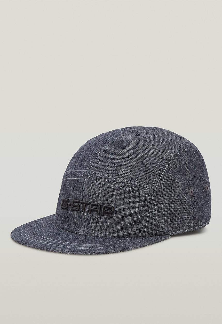 G-STAR - Flat Brim 5 Panel Cap - Blue