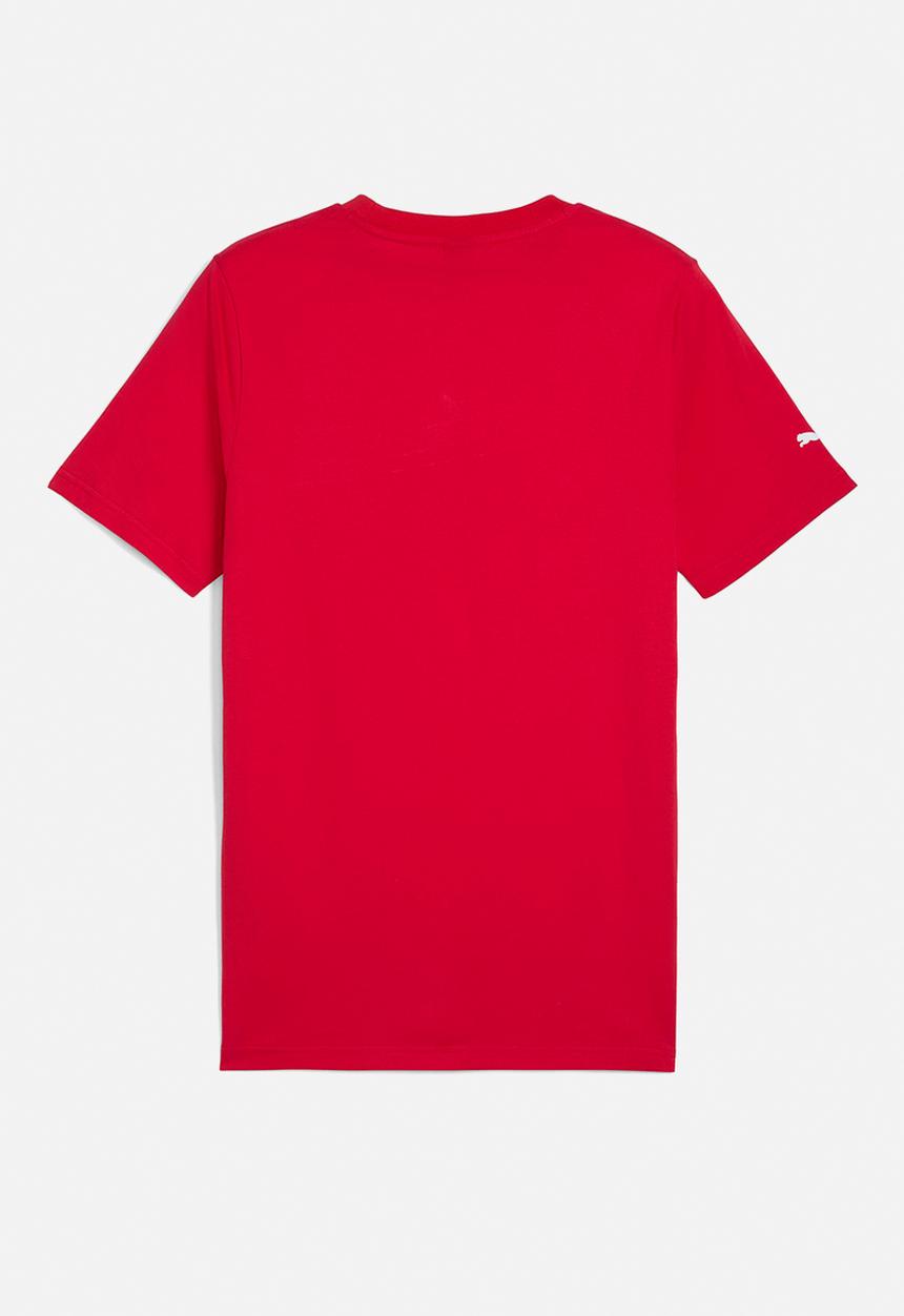 PUMA - Ferrari Race Colored Big Shield Tee - Ross Red
