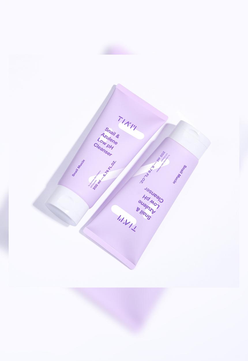 TIA'M - Snail & Azulene Low pH Cleanser