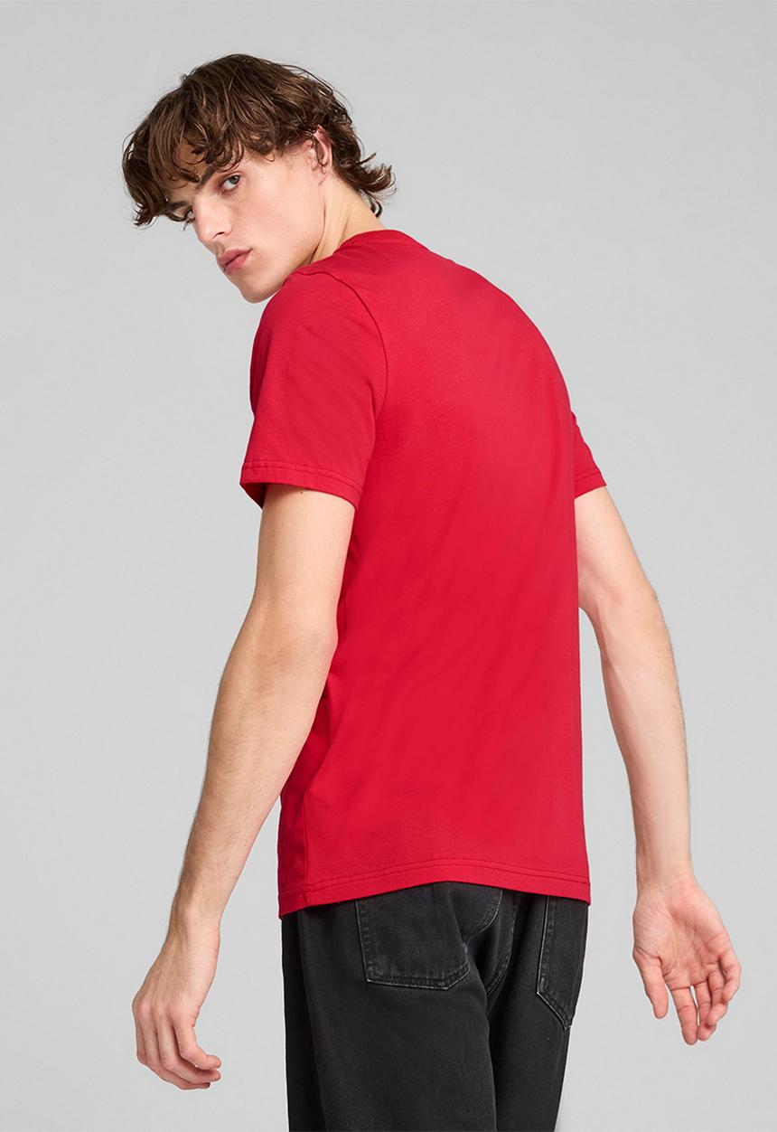PUMA - Ferrari Race Colored Big Shield Tee - Ross Red