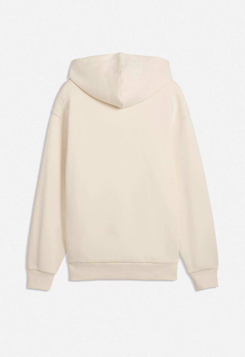 PUMA - ESS ELEVATED CAT LOGO Relaxed Hoodie DK - Alpine Snow