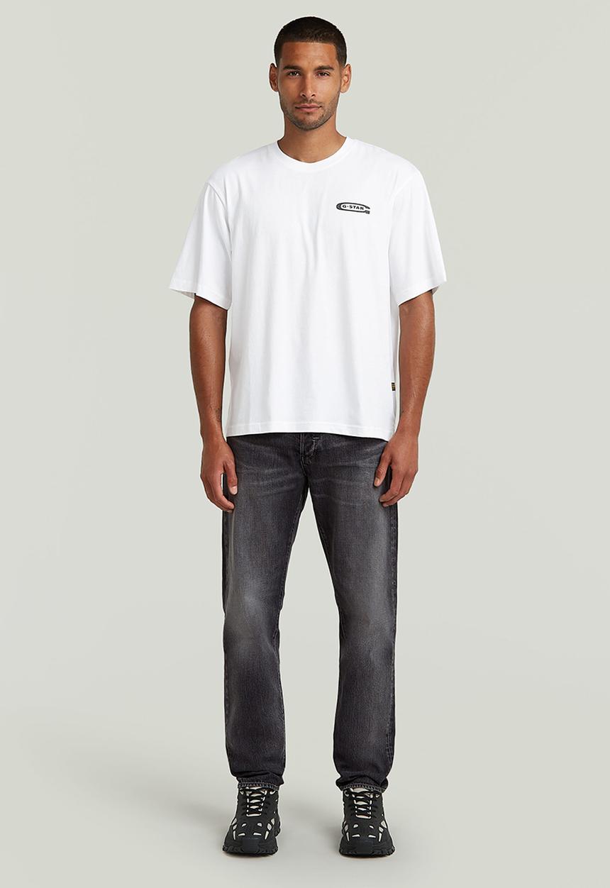 G-STAR - Back gr boxy r t - white