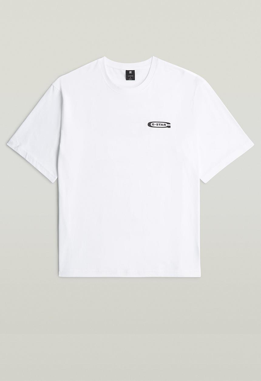 G-STAR - Back gr boxy r t - white