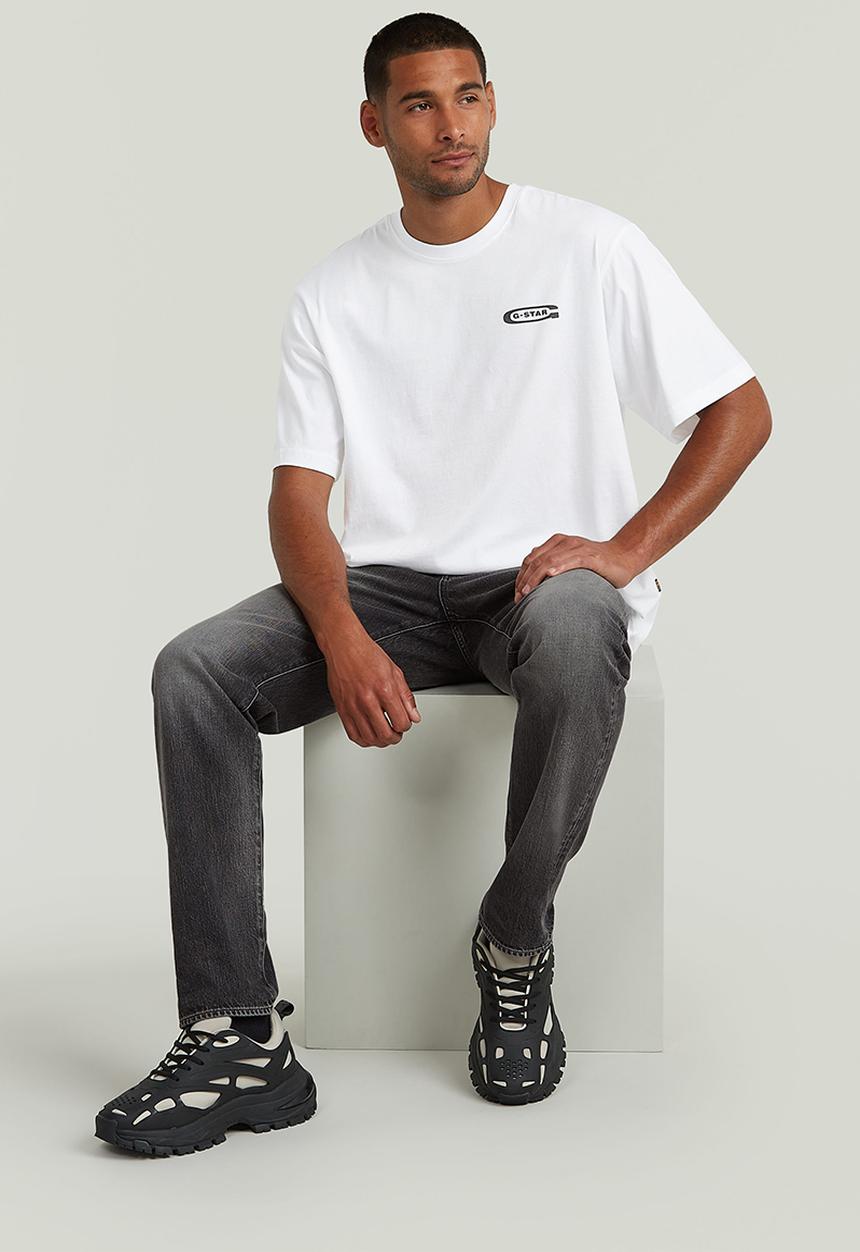G-STAR - Back gr boxy r t - white
