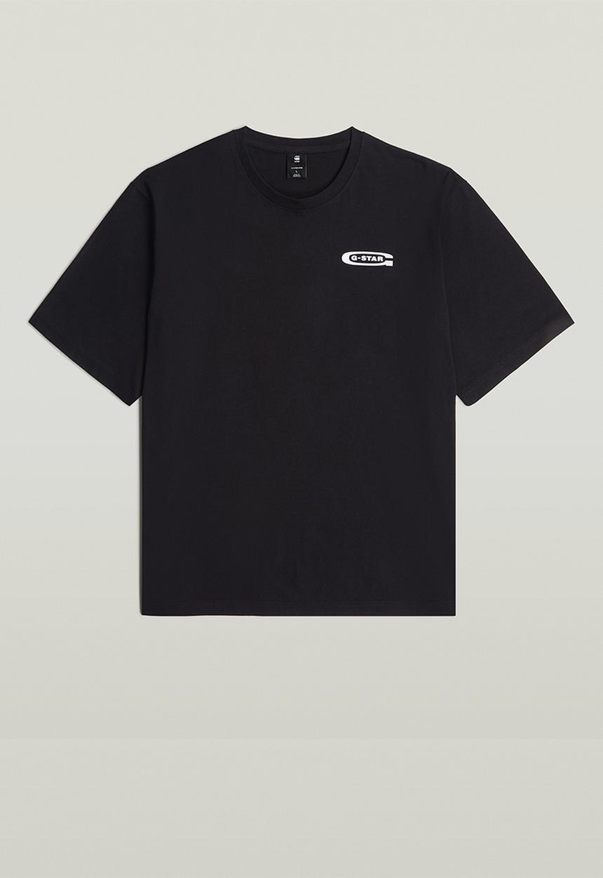 G-STAR - Back gr boxy r t - dk black