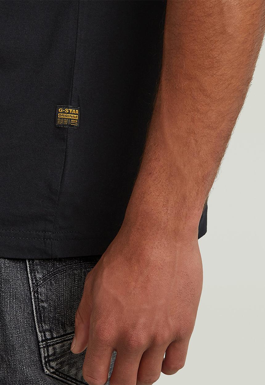 G-STAR - Back gr boxy r t - dk black