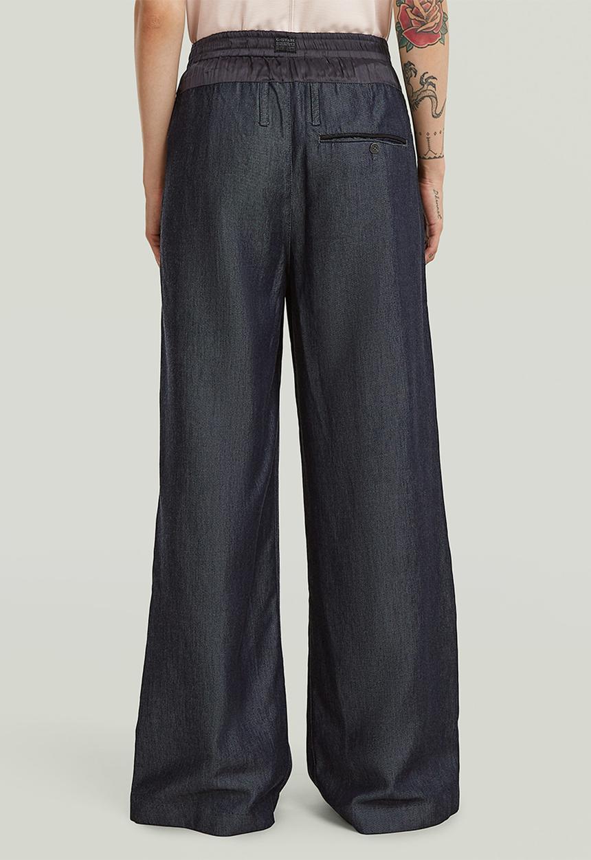 G-STAR - Fluid wide leg pants wmn - rinsed