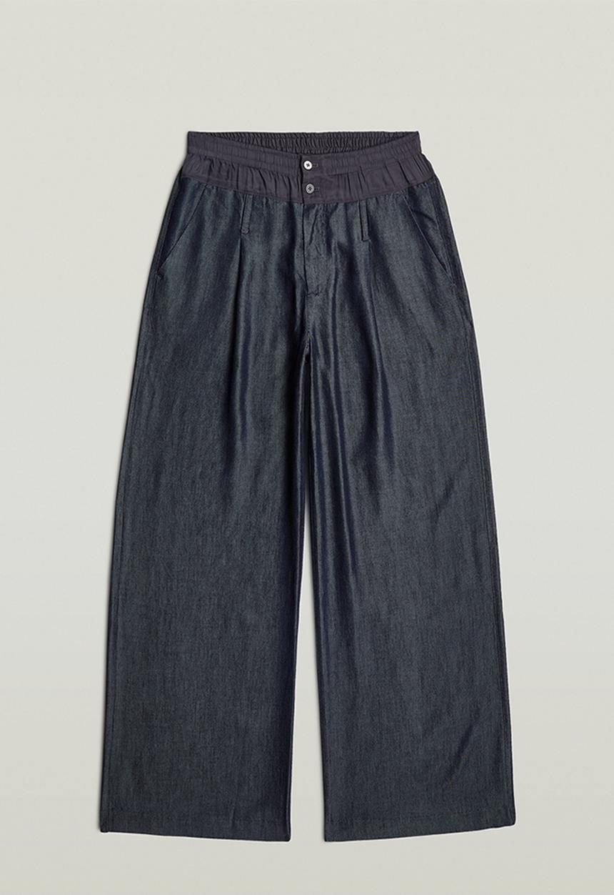 G-STAR - Fluid wide leg pants wmn - rinsed