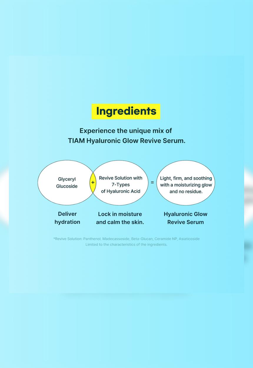 TIA'M - Hyaluronic Glow Revive Serum